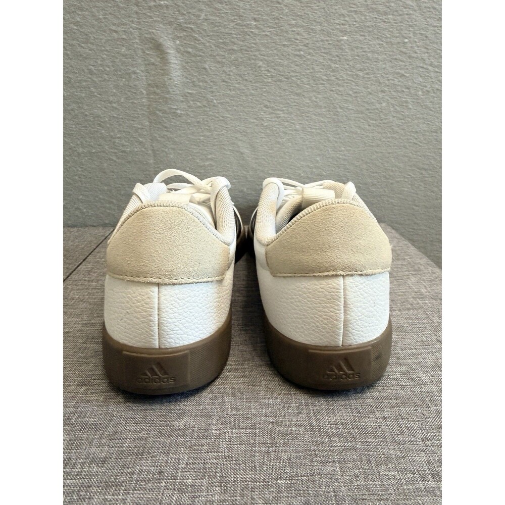 Women’s Size 7.5 - adidas VL Court 3.0 White Black Gum *Run Big Size Down* - Picture 6 of 9